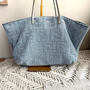 Fendi Denim Logo Tote